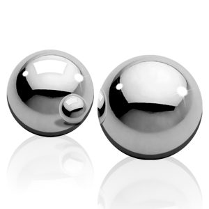 BOLAS VAGINAIS BEN WA BALLS HEAVY WEIGHT OUCH! PRATEADAS - Image 1
