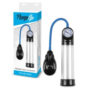 BOMBA PARA O PÉNIS AUTOMÁTICA COM MEDIDOR PRESSURE TOUCH AUTOMATIC TRANSPARENTE - Image 2