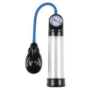BOMBA PARA O PÉNIS AUTOMÁTICA COM MEDIDOR PRESSURE TOUCH AUTOMATIC TRANSPARENTE - Image 1