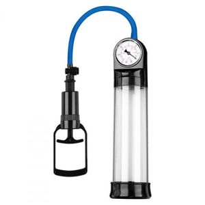 BOMBA PARA O PÉNIS COM MEDIDOR PRESSURE TOUCH PUSH TRANSPARENTE - Image 4