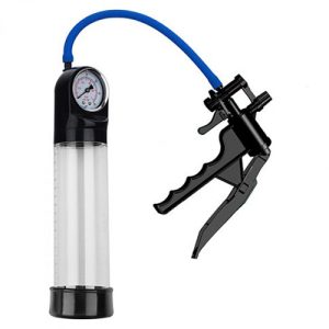 BOMBA PARA O PÉNIS COM MEDIDOR PRESSURE TOUCH GUN TRANSPARENTE - Image 1