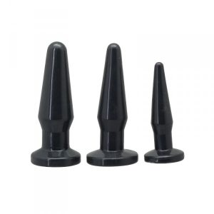 CONJUNTO DE 3 PLUGS ANAIS TIMELESS ANAL PLUGS PRETOS - Image 1