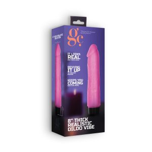 VIBRADOR REALÍSTICO 8" THICK VIBE GC ROSA - Image 4