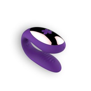 VIBRADOR RECARREGÁVEL COM COMANDO PARA CASAL ROXO TOYZ4LOVERS - Image 2