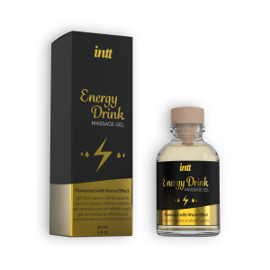 GEL DE MASSAGEM COM SABOR A BEBIDA ENERGÉTICA INTT 30ML - Image 1