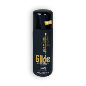 LUBRIFICANTE DE SILICONE HOT™ GLIDE PREMIUM 100ML - Image 1