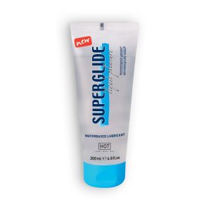 LUBRIFICANTE À BASE DE ÁGUA HOT™ SUPERGLIDE 200ML - Image 2