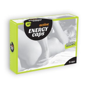 CÁPSULAS ESTIMULANTES ACTIVE ENERGY CAPS ERO PARA HOMEM 5 CÁPSULAS - Image 1