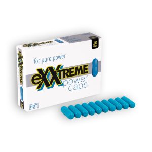 CÁPSULAS ESTIMULANTES EXXTREME POWER CAPS PARA HOMEM 10 CÁPSULAS - Image 1