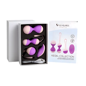 CONJUNTO BOLAS KEGEL S PLEASURES PREMIUM ROSA E ROXO - Image 2