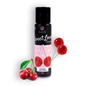 GEL LUBRIFICANTE COM SABOR A CHUPA DE CEREJA SWEET LOVE SECRET PLAY 60ML - Image 1