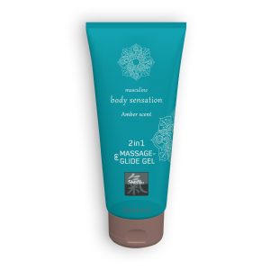LUBRIFICANTE E GEL DE MASSAGEM 2 EM 1 ÂMBAR SHIATSU™ 200ML - Image 1