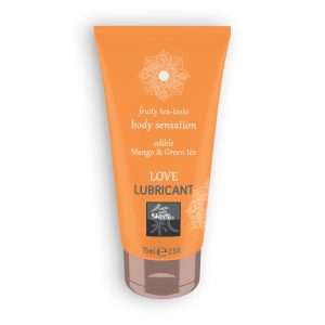 LUBRIFICANTE BEIJÁVEL LOVE FRUITY TEA COM SABOR A CHÁ VERDE E MANGA SHIATSU™ 75ML - Image 2