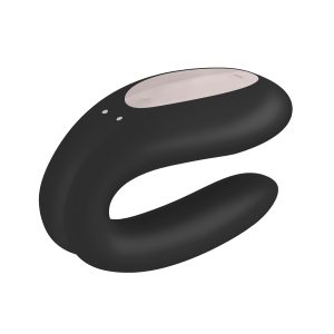 VIBRADOR DOUBLE JOY COM APP SATISFYER PRETO - Image 1
