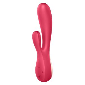 VIBRADOR MONO FLEX COM APP E BLUETOOTH SATISFYER VERMELHO - Image 2