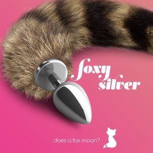 PLUG ANAL COM CAUDA FOXY SILVER METAL CRUSHIOUS - Image 7