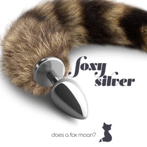 PLUG ANAL COM CAUDA FOXY SILVER METAL CRUSHIOUS - Image 4
