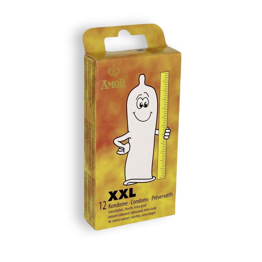 PRESERVATIVOS AMOR XXL | 12 UNIDADES