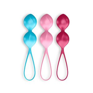 CONJUNTO DE 3 BOLAS BEN-WA V BALLS SATISFYER COLORIDAS - Image 5