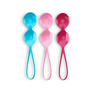 CONJUNTO DE 3 BOLAS BEN-WA V BALLS SATISFYER COLORIDAS - Image 2