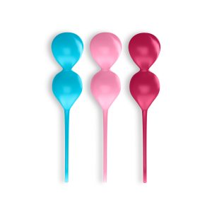 CONJUNTO DE 3 BOLAS BEN-WA V BALLS SATISFYER COLORIDAS - Image 3