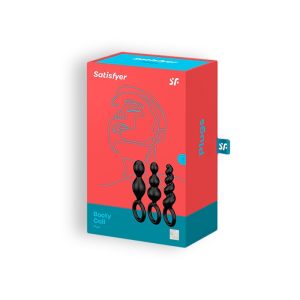 CONJUNTO DE 3 PLUGS ANAIS BOOTY CALL SATISFYER PRETOS - Image 4