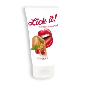 LUBRIFICANTE BEIJÁVEL LICK-IT CEREJA 50ML - Image 1