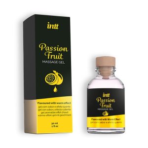 GEL DE MASSAGEM COM SABOR A MARACUJÁ INTT 30ML - Image 1