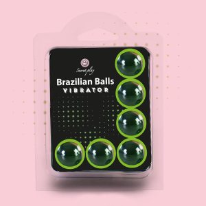 BOLAS LUBRIFICANTES BRAZILIAN BALLS SHOCK EFEITO VIBRADOR 6 X 4GR - Image 4