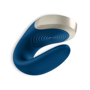 VIBRADOR DOUBLE LOVE COM APP SATISFYER AZUL - Image 4