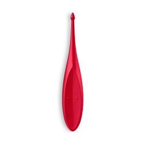 VIBRADOR TWIRLING FUN SATISFYER VERMELHO - Image 1