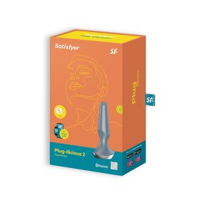PLUG ANAL PLUG-ILICIOUS 2 SATISFYER CINZENTO - Image 2