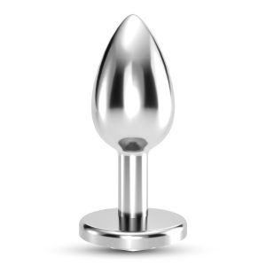 PLUG ANAL JOIA BIJOU TRANSPARENTE GRANDE CRUSHIOUS COM BOLSA AVELUDADA GRÁTIS - Image 3