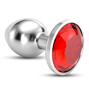 PLUG ANAL JOIA BIJOU VERMELHO GRANDE CRUSHIOUS COM BOLSA AVELUDADA GRÁTIS - Image 5