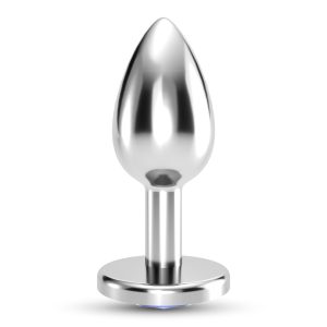 PLUG ANAL JOIA BIJOU AZUL GRANDE CRUSHIOUS COM BOLSA AVELUDADA GRÁTIS - Image 3
