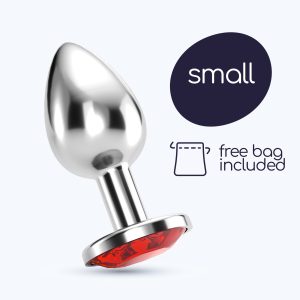 PLUG ANAL JOIA BIJOU VERMELHO PEQUENO CRUSHIOUS COM BOLSA AVELUDADA GRÁTIS - Image 8