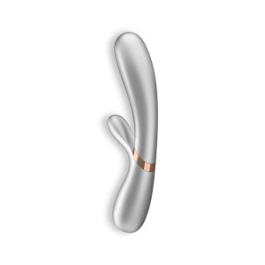 VIBRADOR HOT LOVER COM APP SATISFYER CINZA - CHAMPANHE - Image 3