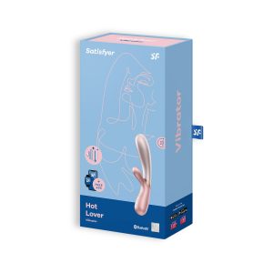 VIBRADOR HOT LOVER COM APP SATISFYER ROSA - ROSA ESCURO - Image 6