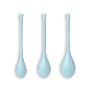 CONJUNTO DE 3 BOLAS KEGEL YONI POWER 2 SATISFYER AZUIS - Image 2
