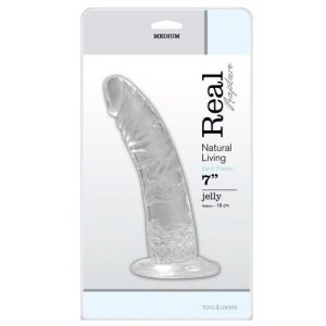 DILDO REAL RAPTURE EARTH FLAVOUR 7'' TRANSPARENTE - Image 3