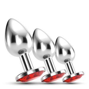 ANAL TRAIN TRIO BIJOU VERMELHO CRUSHIOUS COM BOLSAS INDIVIDUAIS GRÁTIS - Image 1