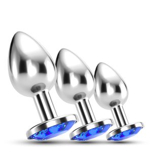 ANAL TRAIN TRIO BIJOU AZUL CRUSHIOUS COM BOLSAS INDIVIDUAIS GRÁTIS - Image 1