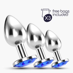 ANAL TRAIN TRIO BIJOU AZUL CRUSHIOUS COM BOLSAS INDIVIDUAIS GRÁTIS - Image 7