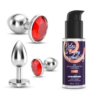 BIJOU ANAL WET TRAIN TRIO CRUSHIOUS VERMELHO - Image 1