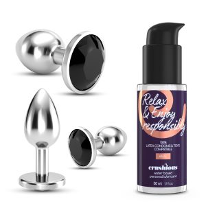 BIJOU ANAL WET TRAIN TRIO CRUSHIOUS PRETO - Image 1