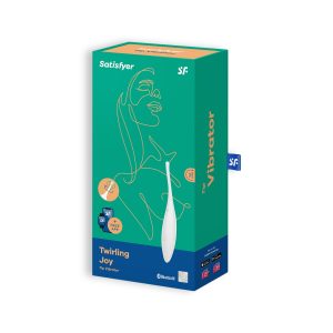 VIBRADOR TWIRLING JOY COM APP SATISFYER BRANCO - Image 6