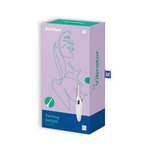VIBRADOR TWIRLING DELIGHT SATISFYER BRANCO - Image 2