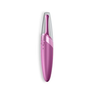 VIBRADOR TWIRLING DELIGHT SATISFYER BORDEAUX - Image 4