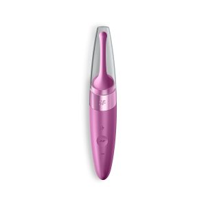 VIBRADOR TWIRLING DELIGHT SATISFYER BORDEAUX - Image 5