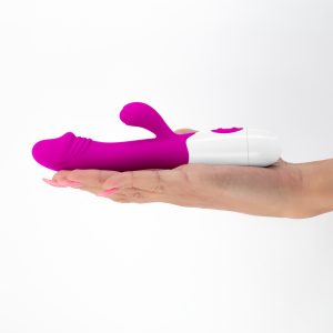 VIBRADOR COM ESTIMULADOR DE CLITÓRIS LOLLIPOP E LUBRIFICANTE À BASE DE ÁGUA INCLUÍDO CRUSHIOUS - Image 9